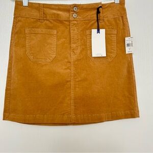 Wallflower Mini Corduroy Skirt in Rust Orange Size Junior 9 NWT